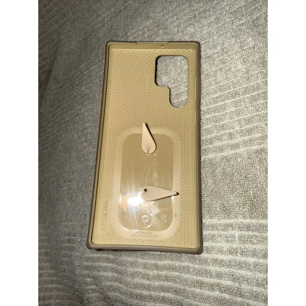 Loopy Phone case S22 Ultra Bundle of 3 Black cheetah Black & Tan